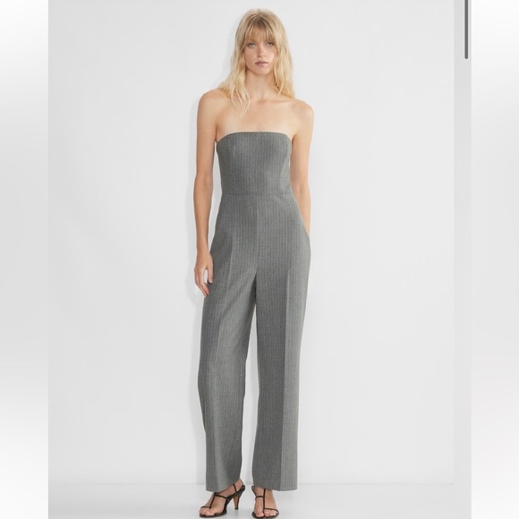 Aritzia Wilfred Endless Jumpsuit in Heather Charcoal - Picture 3 of 9